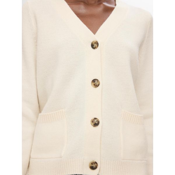 Ana Knit Wool Cardigan Birch