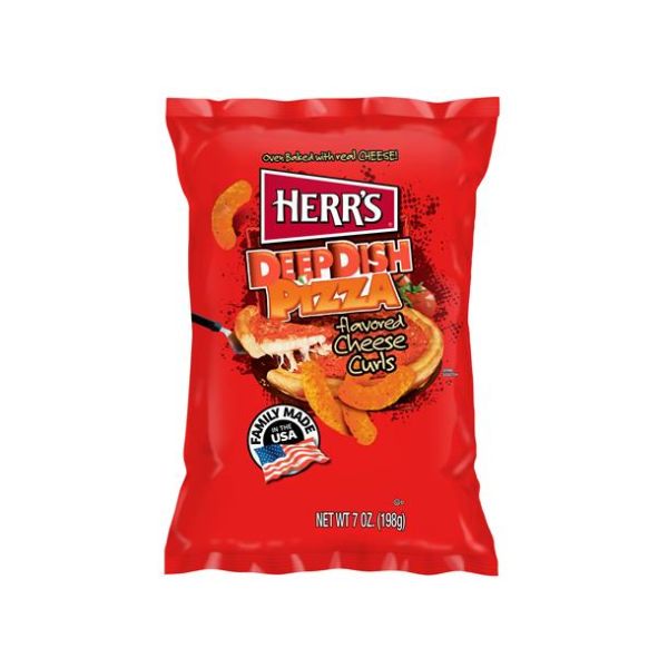 Herr's Deep dish pizza cheese curls 170 g