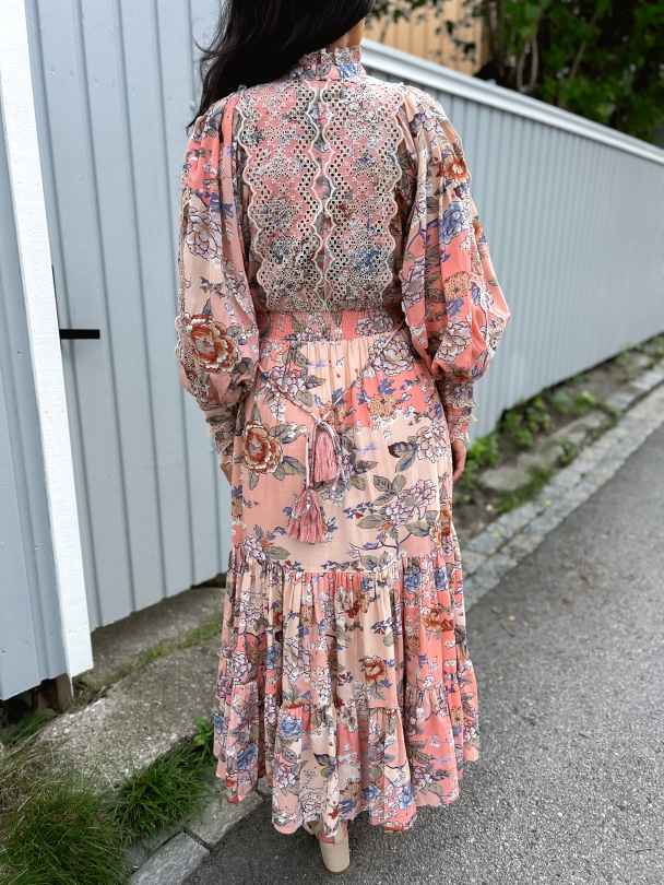 Cotton Slub Midi Dress - Botanical - Image 3