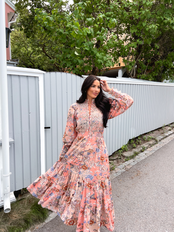 Cotton Slub Midi Dress - Botanical - Image 7