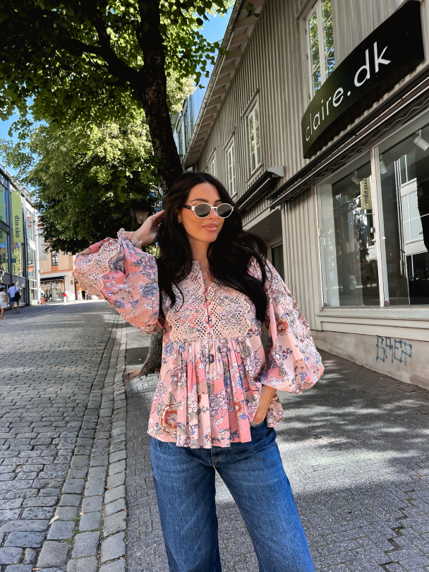 Cotton Slub Blouse - Botanical - Image 3