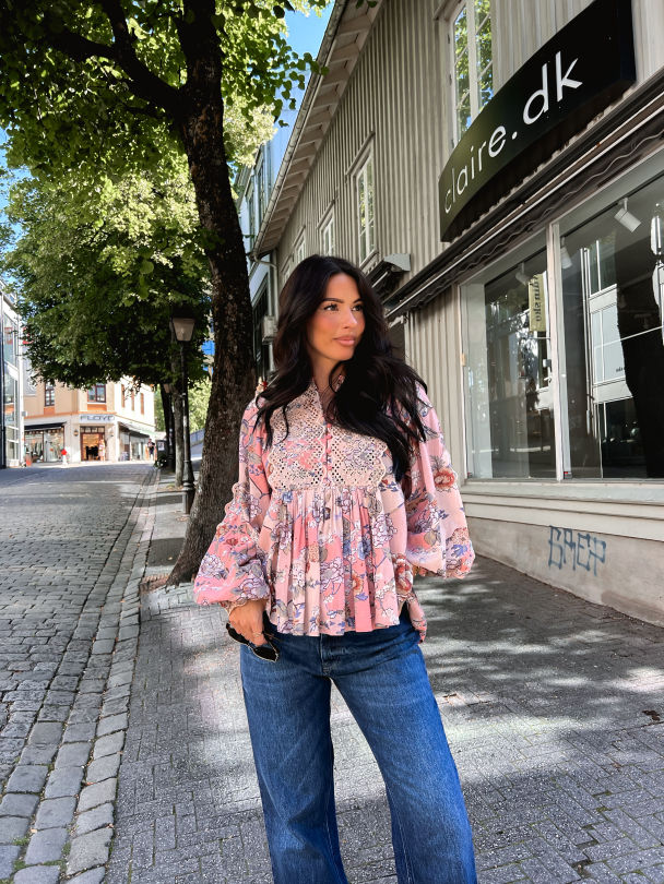 Cotton Slub Blouse - Botanical - Image 4
