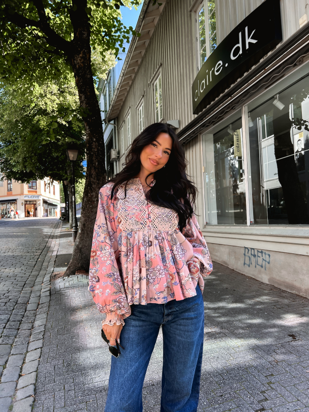 Cotton Slub Blouse - Botanical - Image 5