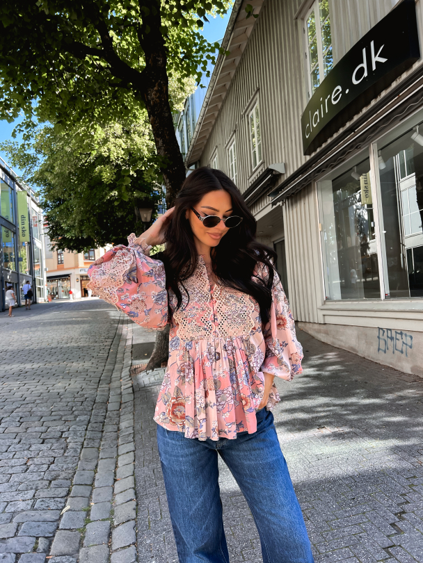 Cotton Slub Blouse - Botanical - Image 6