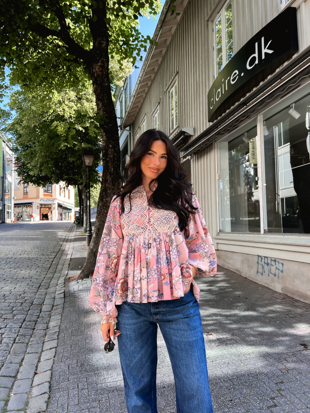 Cotton Slub Blouse - Botanical - Image 7
