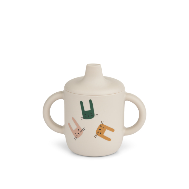 Liewood | Neil Sippy Cup - Bunny/Sandy - Image 1