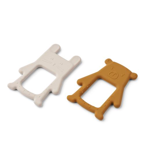 Liewood | Jonathan Biteleke 2-pk - Sandy/Golden Caramel