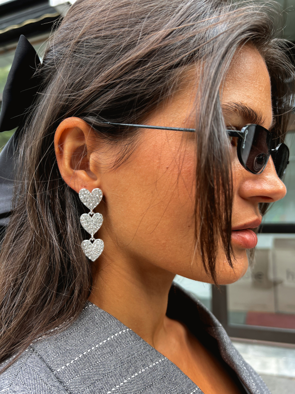 Celia Rhinestone Earrings - Image 3