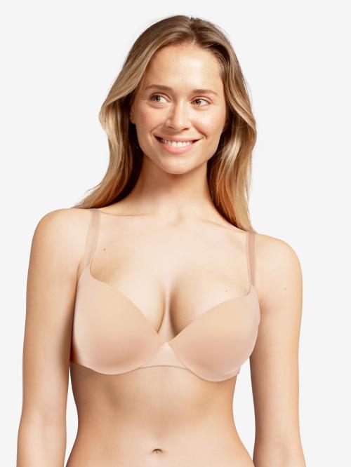 'Essentiall' push-up bra, nude