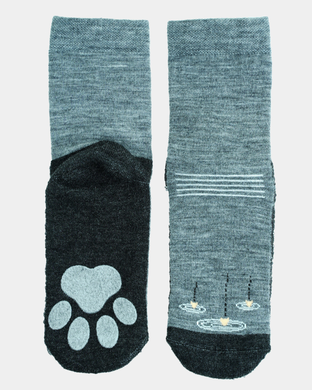 Ullsokk Antiskli - Grå Melert - Image 1