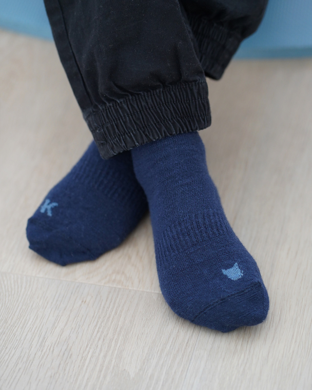 Ullsokk Antiskli Tynn 2-pk - Hav og Himmel - Image 2