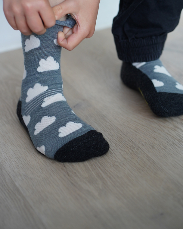 Kattnakken | Ullsokk m/frottésåle - Blåfjell - Image 2