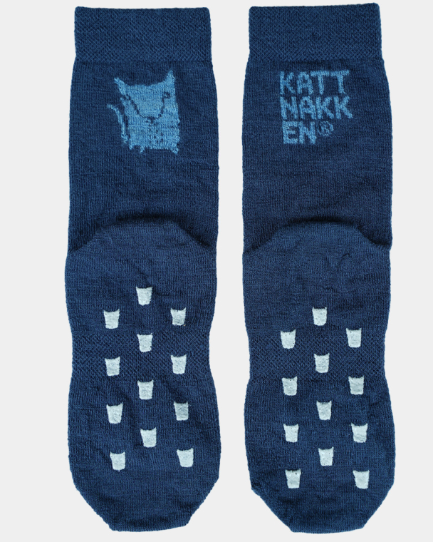 Ullsokk Antiskli Tynn 2-pk - Hav og Himmel - Image 1