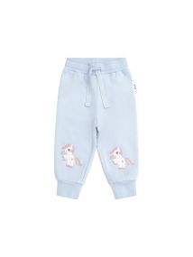 Rainbow Unicorn Track Pant - Ice Water