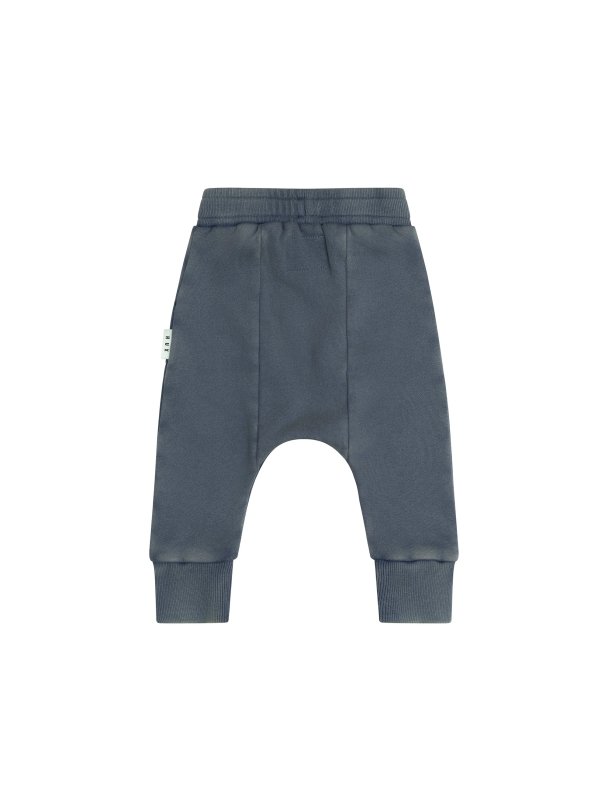 HUXBABY | Pocket Drop Crotch Pant - Washed Navy - Image 2