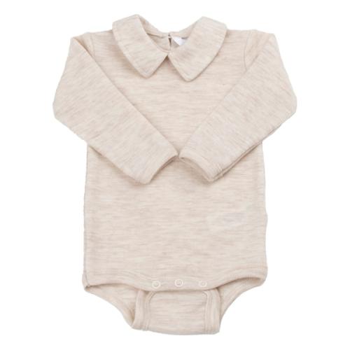 Joha | Body m/krage Ull - Creme Melange