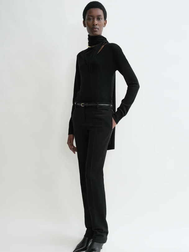 Low-Waist Slim Trousers - Image 2