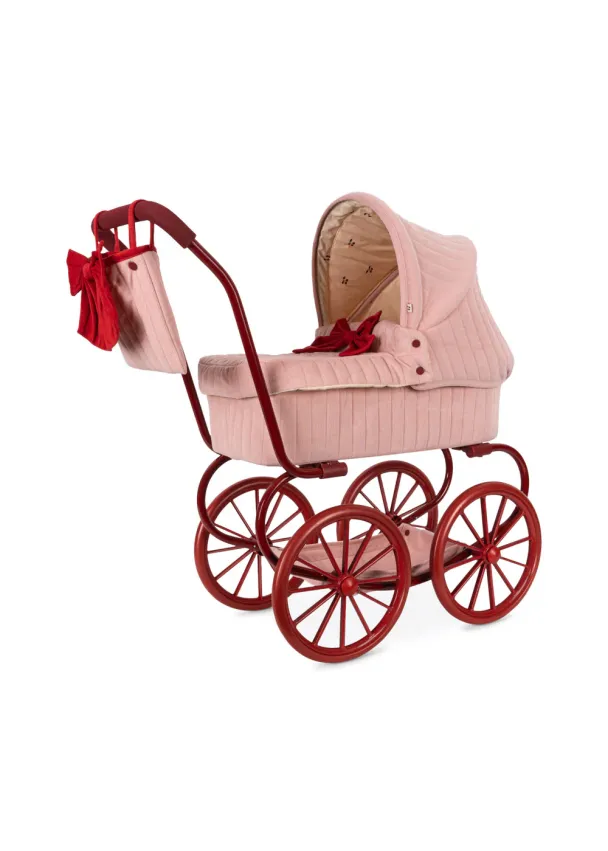 Konges Sløjd | Minnie Lulu Doll Pram - Strawberry Ice - Image 1