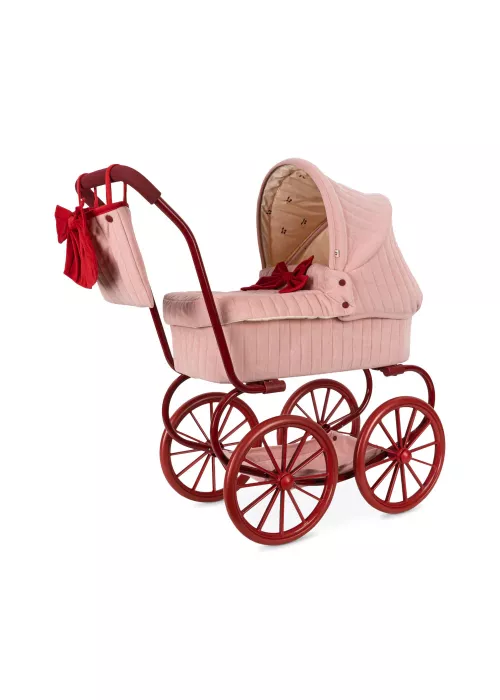 Konges Sløjd | Minnie Lulu Doll Pram - Strawberry Ice