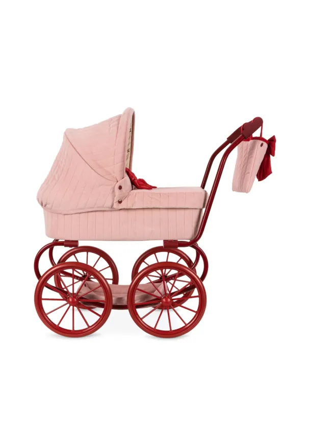 Konges Sløjd | Minnie Lulu Doll Pram - Strawberry Ice - Image 4
