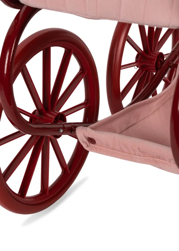 Konges Sløjd | Minnie Lulu Doll Pram - Strawberry Ice - Image 5
