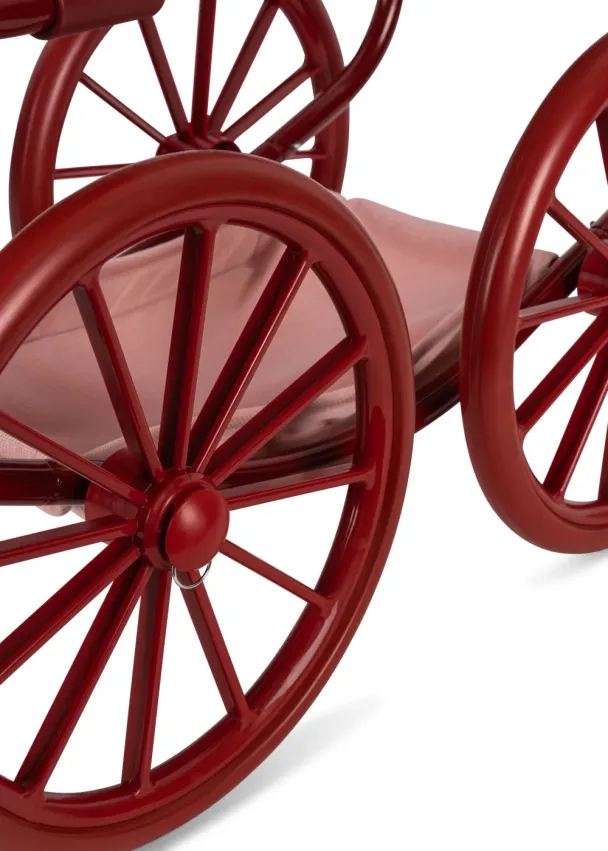 Konges Sløjd | Minnie Lulu Doll Pram - Strawberry Ice - Image 6