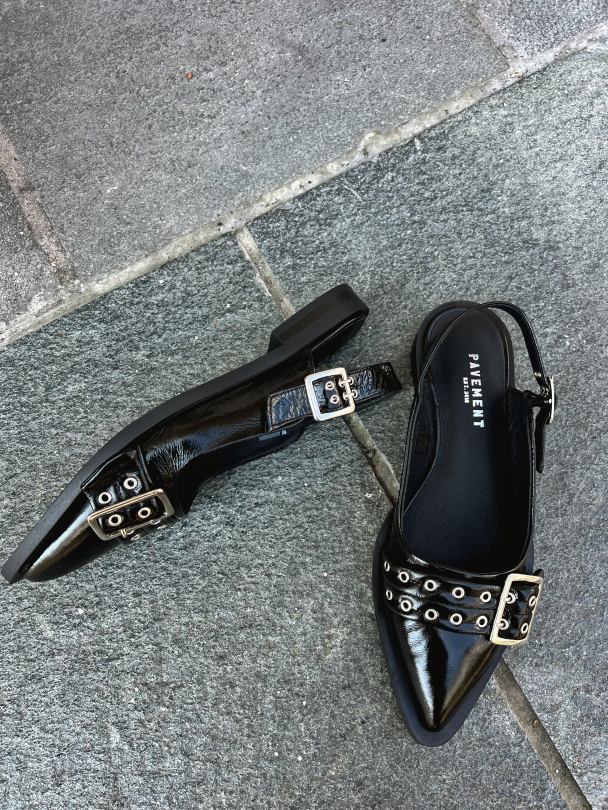 Saso Slingback - Black Patent - Image 6