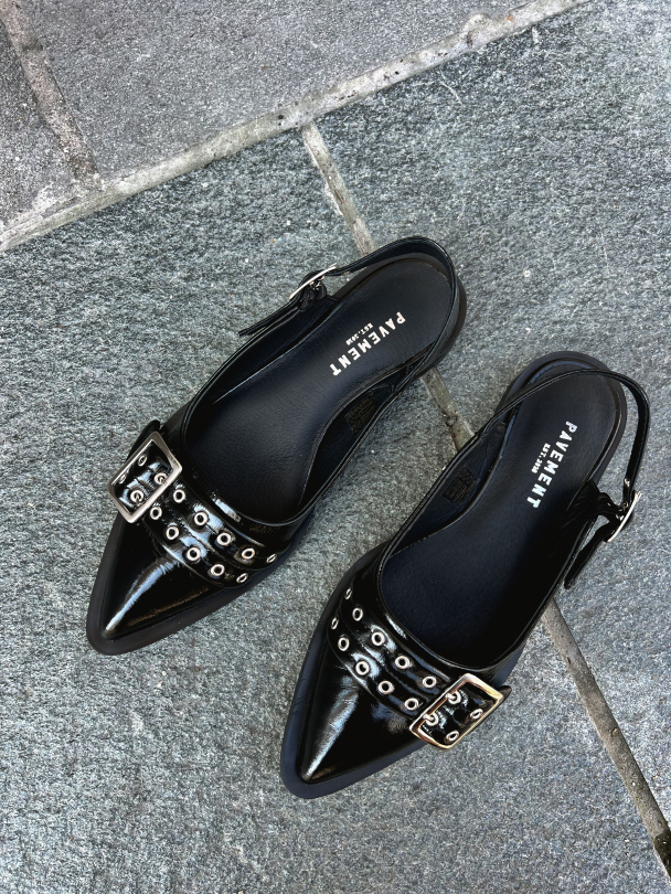 Saso Slingback - Black Patent - Image 7