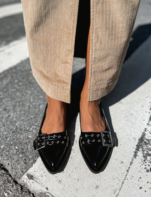 Saso Low - Black Patent - Image 3