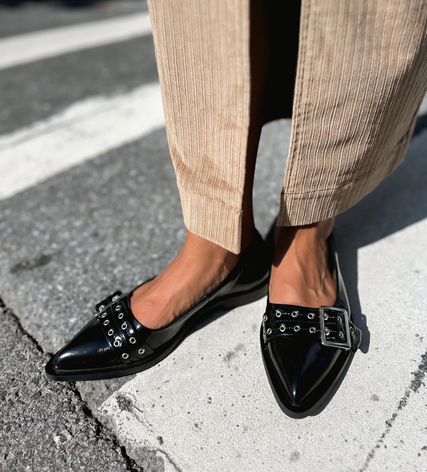 Saso Low - Black Patent - Image 4