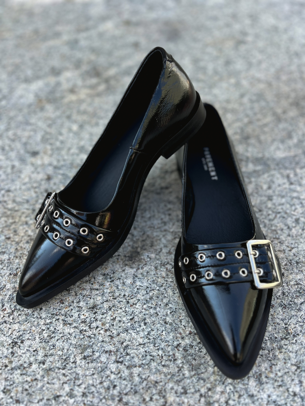 Saso Low - Black Patent - Image 5