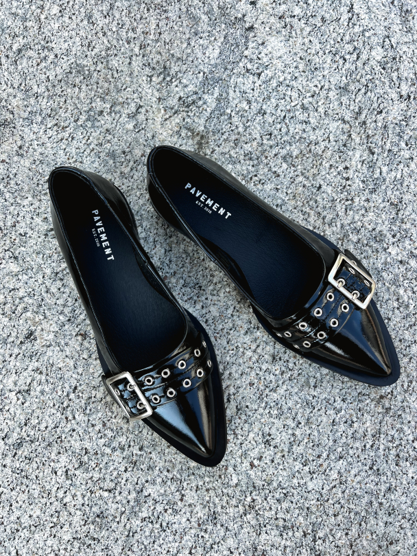Saso Low - Black Patent - Image 6