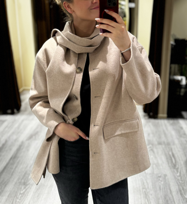 SELECTED FEMME Pam Scarf Jacket - Image 1