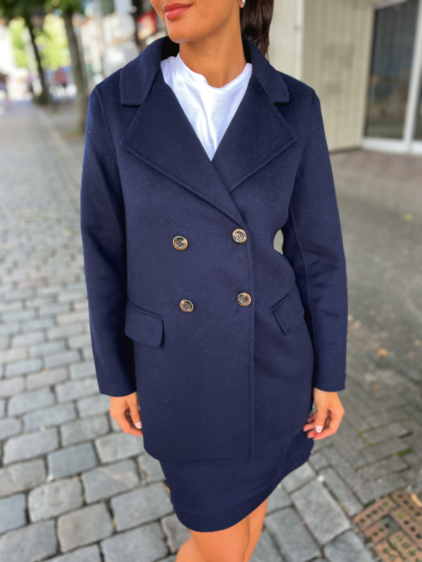 Tailored Blazer - Navy - Image 1