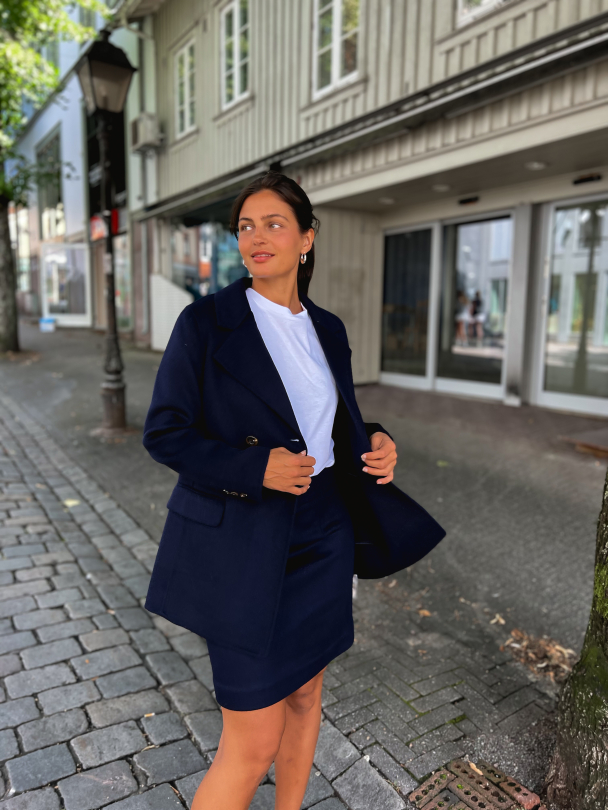 Tailored Blazer - Navy - Image 2