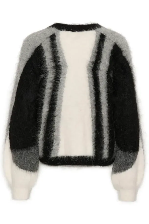 Safi Cardigan - Black/Grey Multi - Image 2