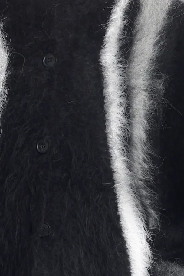 Safi Cardigan - Black/Grey Multi - Image 4