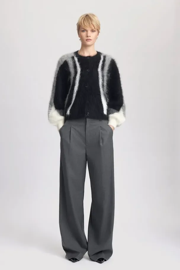 Safi Cardigan - Black/Grey Multi - Image 6