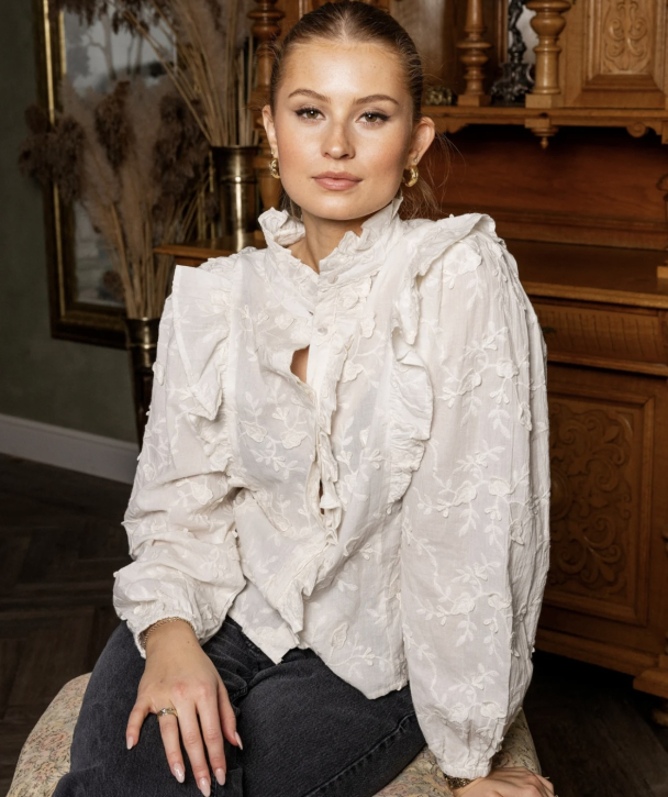 Maya blouse Antique White  - Image 3