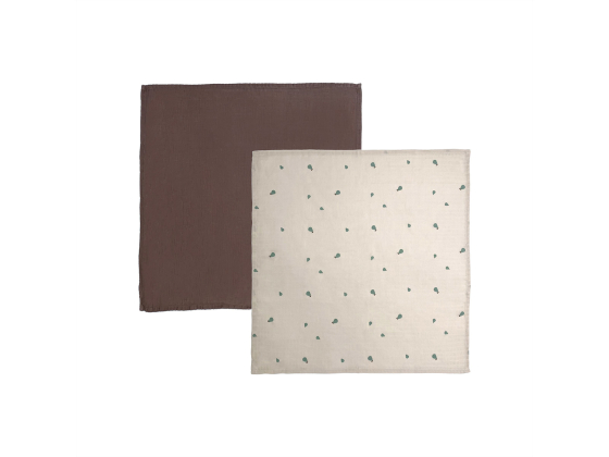 Yummy Muslin, 2-pk Brown / Clay