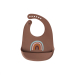 Rainbow Bib - Brown