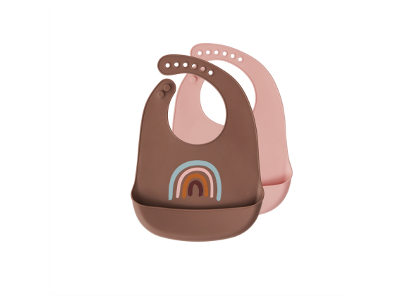 Rainbow Bib - Brown