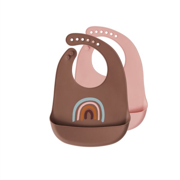 Rainbow Bib - Brown