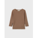 Naima Wool Top, Beaver Fur - Lil' Atelier