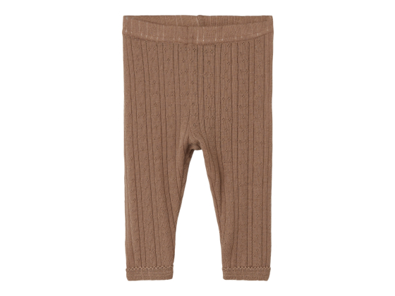 Naima Wool Leggings Baby, Beaver Fur - Lil' Atelier