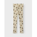 Nimo Slim Leggings med dyr, Sandshell - Lil' Atelier