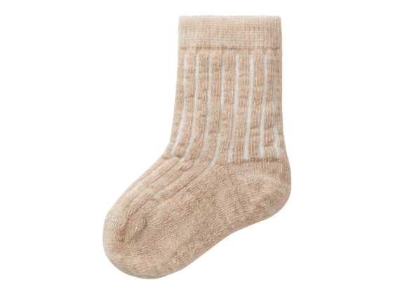 Rakel Thin Wool Sock, Petrified Oak - Lil' Atelier