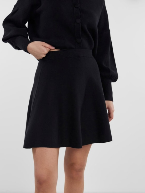 Fonny Knit Skirt - Black  - Image 2