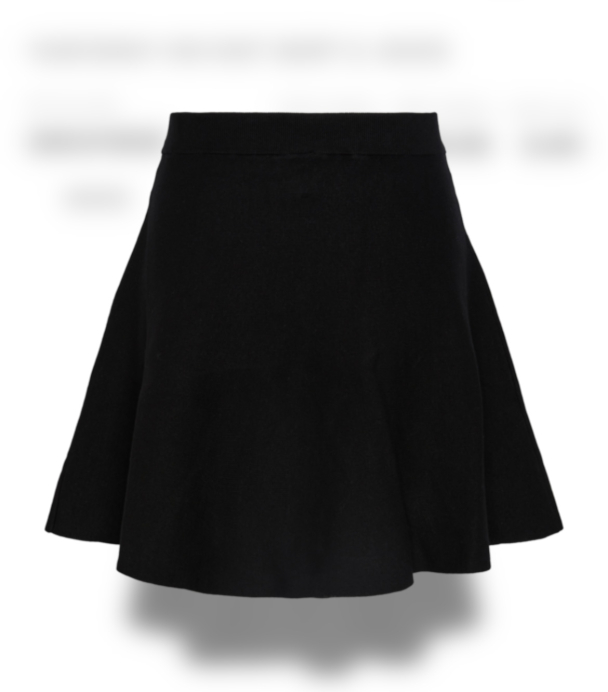 Fonny Knit Skirt - Black  - Image 3
