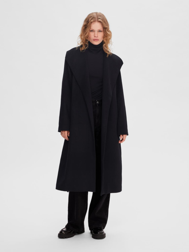 Selected Femme Rosa Wool Coat - Image 2